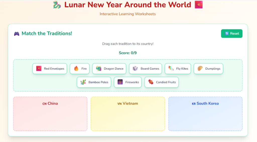 Lunar near year traditions around the world
