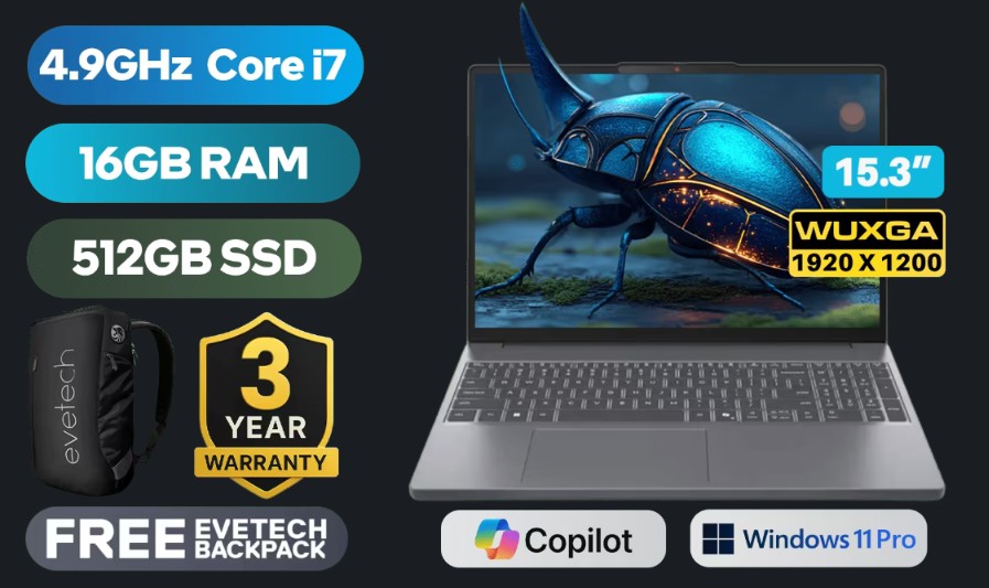 Lenovo IdeaPad Slim3 Evetech 16GB RAM 512 SSD