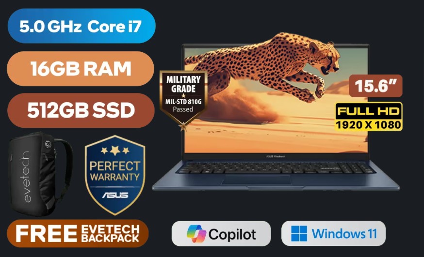 Asus vivobook 15 16GB RAM 512 SSD