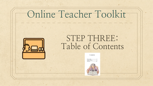 Step three: Create a table of contents for your KDP book